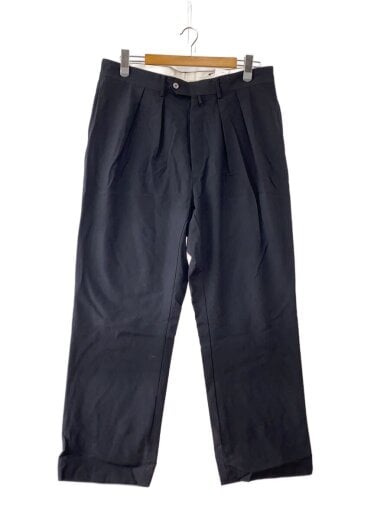 商品画像：Wool Poplin Wide/スラックス/52/ウール/BLK/内腰シミ有// 1