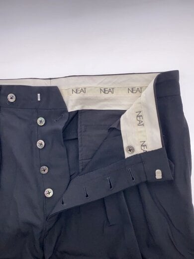 商品画像：Wool Poplin Wide/スラックス/52/ウール/BLK/内腰シミ有// 3