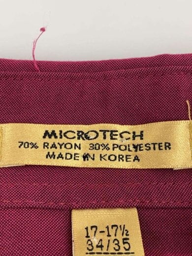 商品画像：MICROTECH/長袖シャツ/17.5/レーヨン/BRD 4
