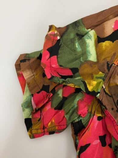 商品画像：WATERCOLOR FLOWER SHIRT/開襟/半袖シャツ/M/レーヨン 5