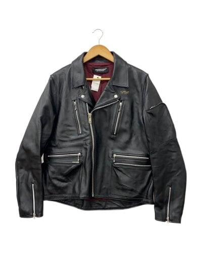 商品画像：24AW/ダブルライダースジャケット/3/羊革/BLK/UC2D4214 1