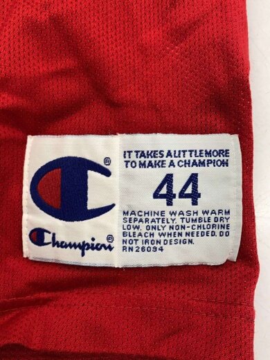 商品画像：90s/CHICAGO BULLS/Dennis Rodman/91/44/RED/タグ欠損/プリント劣化 3