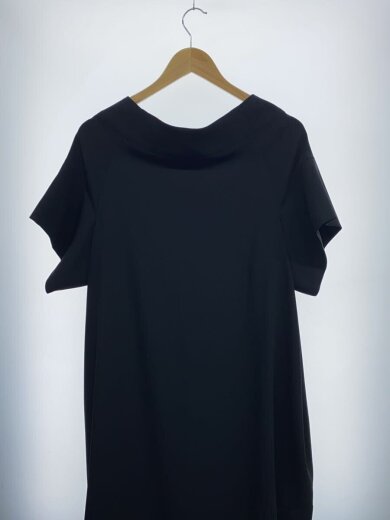 商品画像：コクーンシルエット/ロングワンピース/9/ポリエステル/BLK/9950-3531// 2