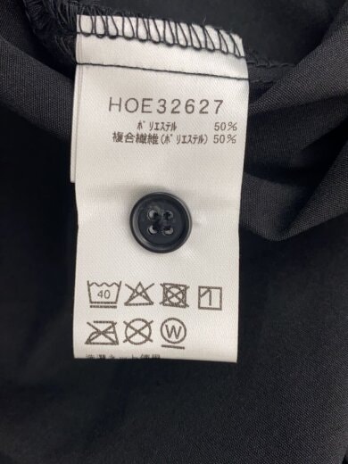 商品画像：テレグライトプルオーバーシャツ/XL/ポリエステル/BLK/HOE32627 4