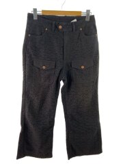 LAYER LACE TRACKER PANTS/フレアパンツ/2/ポリエステル/BLK/24KO-SS06