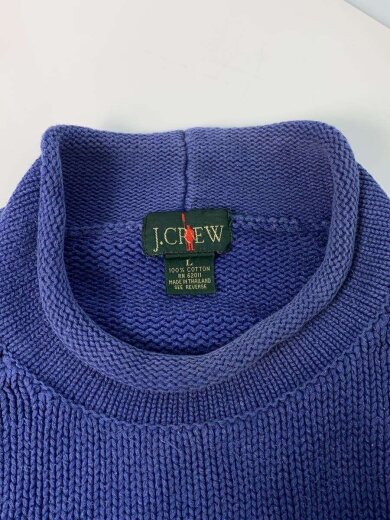 画像：J.CREWニット・セーター(厚手)/L/コットン/BLU/無地3