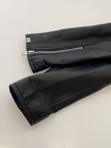 商品画像：ダブルライダースジャケット/L/羊革/BLK 5