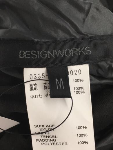 画像：DESIGNWORKSデザインワークス/コート/M/ポリエステル/黒/0335-00-00020/リバーシブル　パデット5