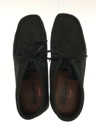 画像：Supreme × Clarks/UK8/BLK/牛革/Supreme×Clarks Wallabee 12AW/633424