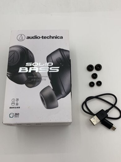 商品画像：イヤホン・ヘッドホン SOLID BASS ATH-CKS50TW BK 6