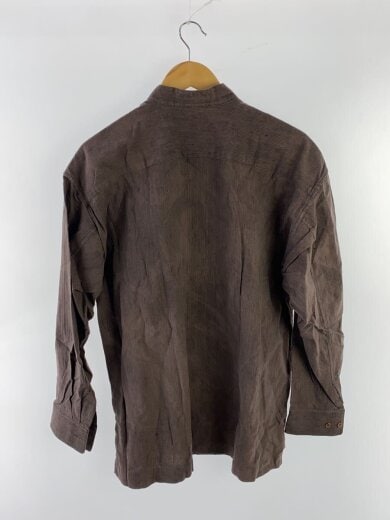 画像：ISSEY MIYAKE長袖シャツ/M/コットン/BRW/LG133982