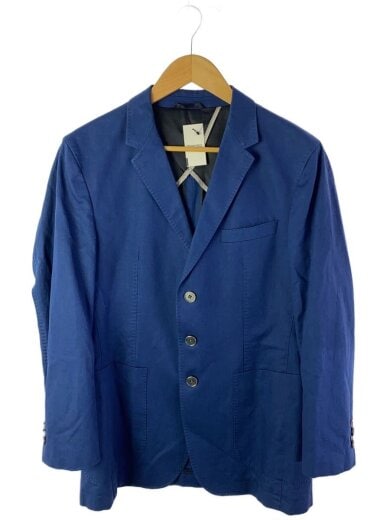 商品画像：テーラードジャケット/46/コーデュロイ/BLU/無地/57-621-054/0001-91 1