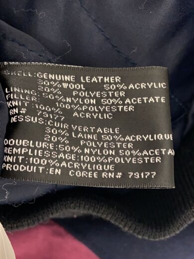 商品画像：スタジャン/XL/ウール/NVY 4