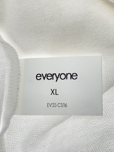 商品画像：Tシャツ/XL/コットン/WHT/EV23-CS06 4