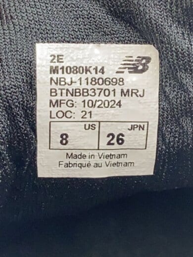 商品画像：ローカットスニーカー/26cm/BLK/M1080K14 5