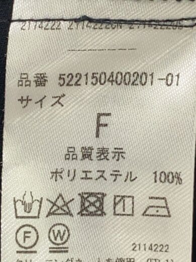 商品画像：ジャケット/FREE/ポリエステル/BLK/522150400201-01// 5