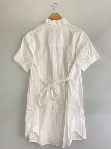 商品画像：半袖シャツワンピース/M/コットン/WHT/無地/CG064// 2