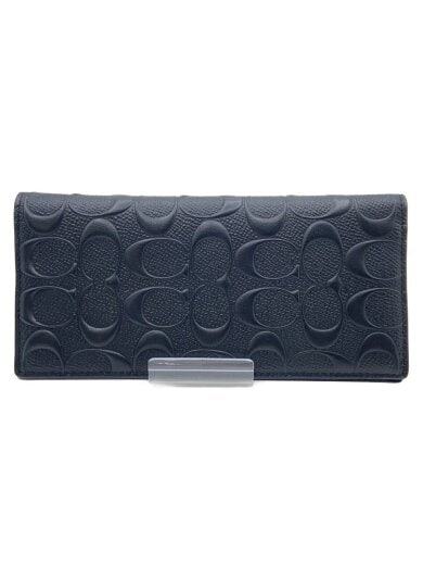 商品画像：長財布/レザー/BLK/総柄/メンズ/91636// 1