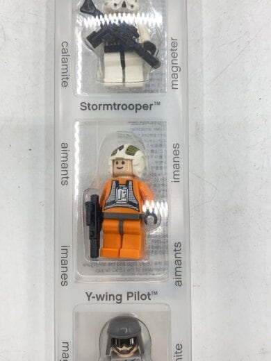 商品画像：LEGO MAGNETS/STARWARS/Stormtrooper/Y-wing Pilot/AT-ST Driver// 6