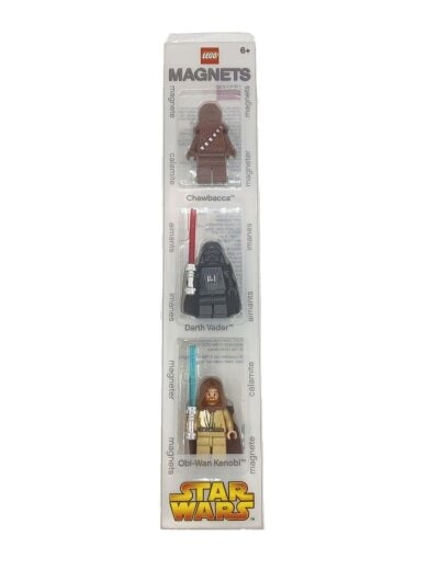 商品画像：LEGO MAGNETS/STARWARS/Chewbacca/DarthVader/Obi-WanKenobi// 1