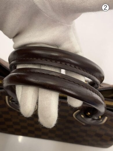 商品画像：ノルマンディーダミエ・エベヌ/ショルダーバッグ/レザー/BRW/N44028 9