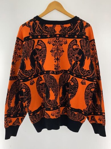 商品画像：ジャガードクルーネッニット/GX1000/ニット・セーター(薄手)/M/コットン/ORN/ 2