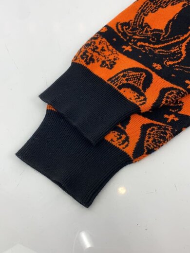 商品画像：ジャガードクルーネッニット/GX1000/ニット・セーター(薄手)/M/コットン/ORN/ 6