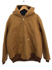 Carhartt/Duck Active Jacket/USA製/M/コットン/キャメル/OJ0140-M