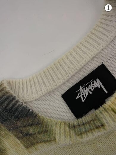 商品画像：23AW/pewter tosh print sweater/ニット・セーター(薄手)/L/コットン/マルチカラー 8