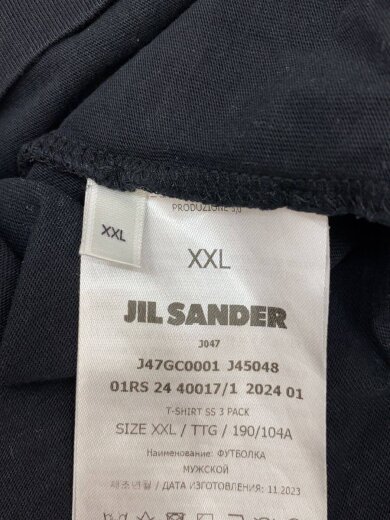 商品画像：Tシャツ/XXL/コットン/BLK/J47GC0001 4