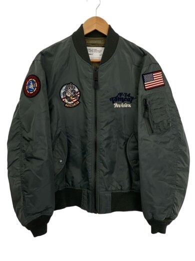 画像：AVIREX2024/LIGHT MA-1 TOMCAT/フライトジャケット/L/ナイロン/KHK/783-42520201