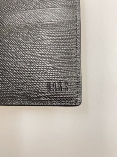 商品画像：2つ折り財布/レザー/BLK/メンズ// 3