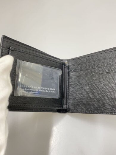 商品画像：2つ折り財布/レザー/BLK/メンズ// 6