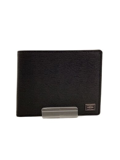 商品画像：POTER CURRENT/2つ折り財布/レザー/BLK/無地/メンズ/052-02203 1
