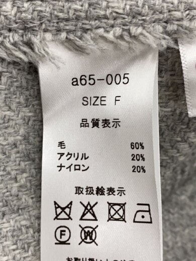 商品画像：ベスト/FREE/ウール/GRY/A65-005 4