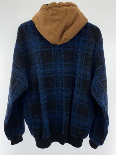 商品画像：90s/POLO SPORTSMAN/ジップアップフーディJK/ジャケット/L/ウール/NVY/オンブレCK 2