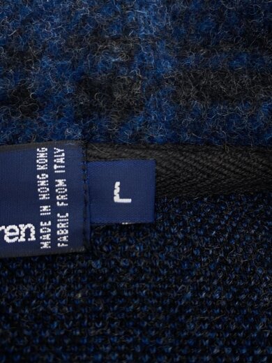 商品画像：90s/POLO SPORTSMAN/ジップアップフーディJK/ジャケット/L/ウール/NVY/オンブレCK 4