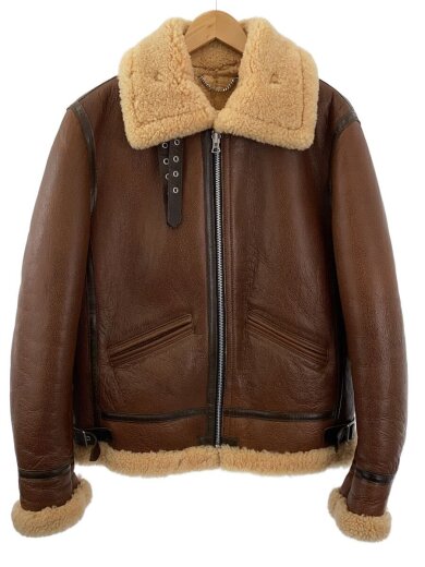 商品画像：EATHER/フライトジャケット/--/レザー/BRW/無地 1