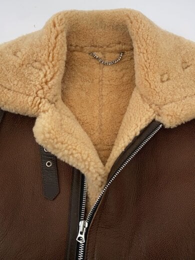 商品画像：EATHER/フライトジャケット/--/レザー/BRW/無地 6