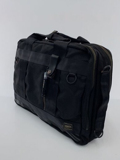 商品画像：PORTER ポーター/HEAT/3WAYブリーフケース/リュック/ナイロン/BLK/無地 2