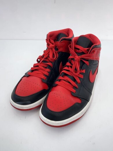 商品画像：NIKE Air Jordan Mid Black Red/ハイカットスニーカー/27cm/RED/DQ8426-060// 2