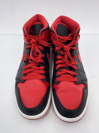 商品画像：NIKE Air Jordan Mid Black Red/ハイカットスニーカー/27cm/RED/DQ8426-060// 8