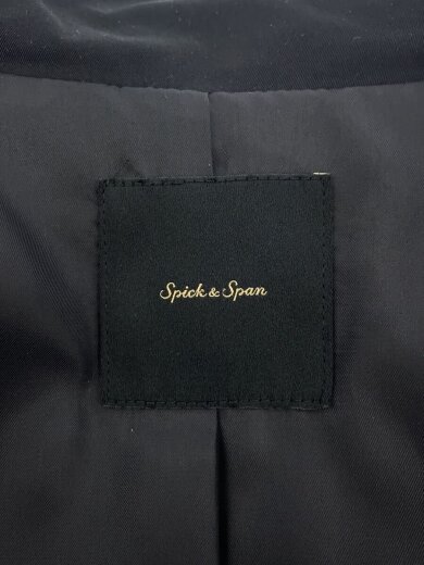 商品画像：Spick&Span/コート/36/ポリエステル/BLK/無地/22-020-200-7090-4-0// 4