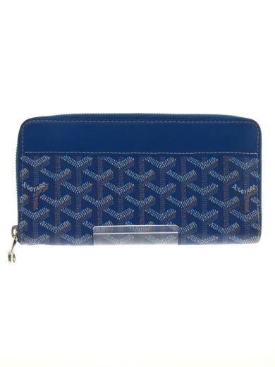 画像：GOYARD長財布/レザー/BLU/メンズ1