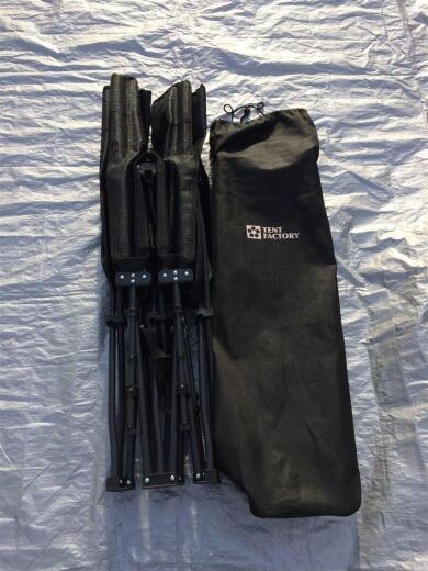 画像：TENT FACTORYコット/BLK/スパイダーアクションベッド5