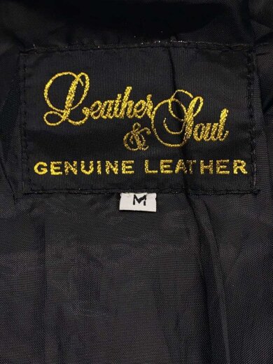 商品画像：ツギハギレザージャケット/90s/M/レザー/BLK 3