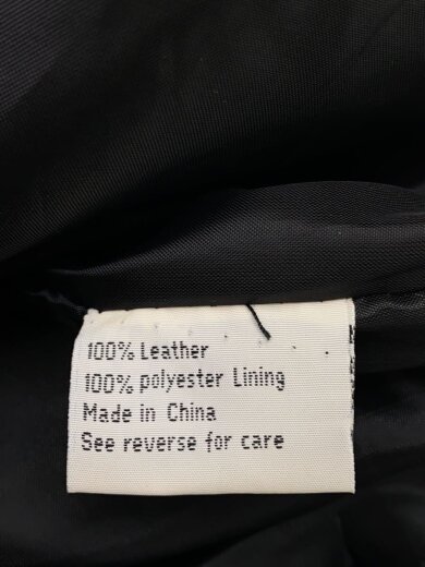 商品画像：ツギハギレザージャケット/90s/M/レザー/BLK 4