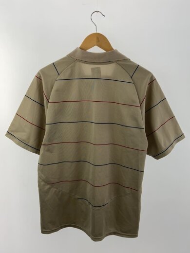 商品画像：FCバルセロナ/03/04/ポロシャツ/M/ポリエステル/BEG/ボーダー/汚れ有り 2