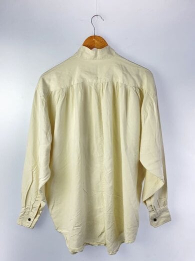 商品画像：長袖シャツ/S/シルク/WHT/無地 2