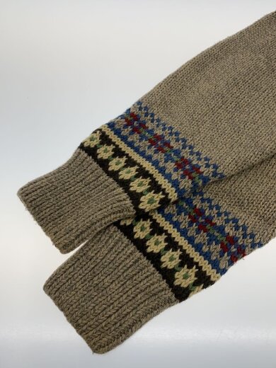 商品画像：ニット・セーター(厚手)/M/コットン/KHK/ノルディック柄/69775 6